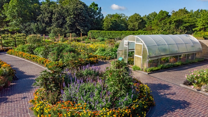 Greenhouse at the Missouri Botanical Garden.