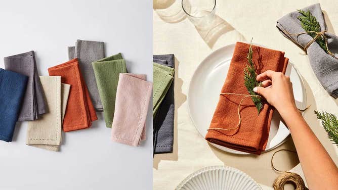 Five Two Everyday soft cotton cloth napkins. (Image credit: Food52)