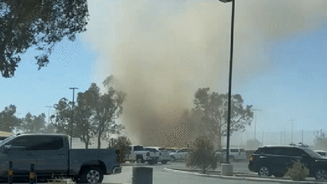Dust Devil swirls in Marana, Ariz. on May 1, 2022