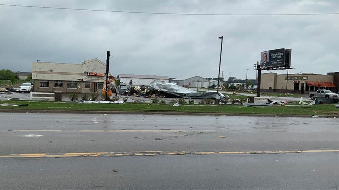 'Oh, God! It's hitting us!': Gaylord couple survives harrowing drive ...