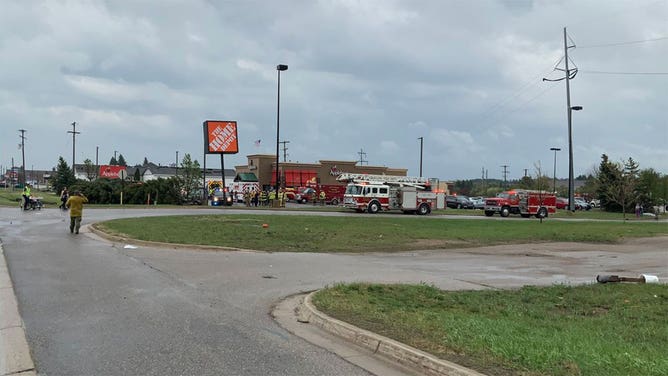 Gaylord, Michigan, tornado damage 5/20/22
