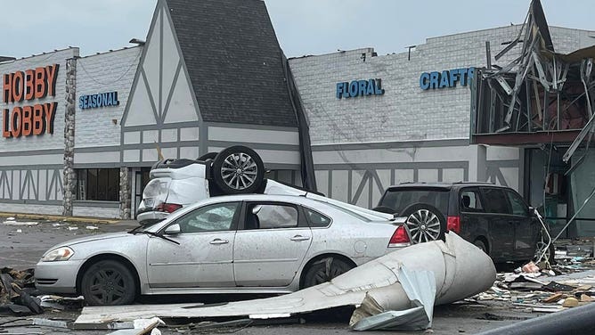 Gaylord, Michigan tornado damage 5/20/22