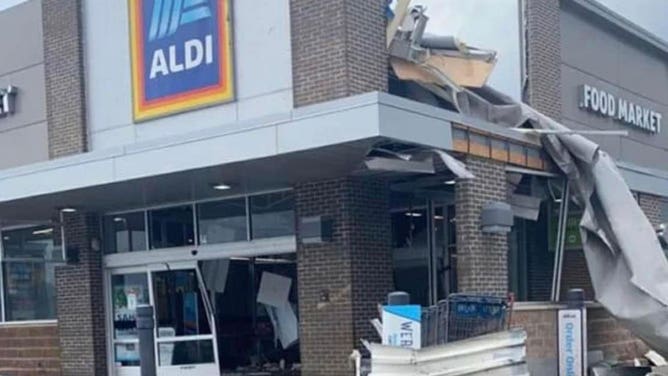 Gaylord, Michigan tornado damage 5/20/22