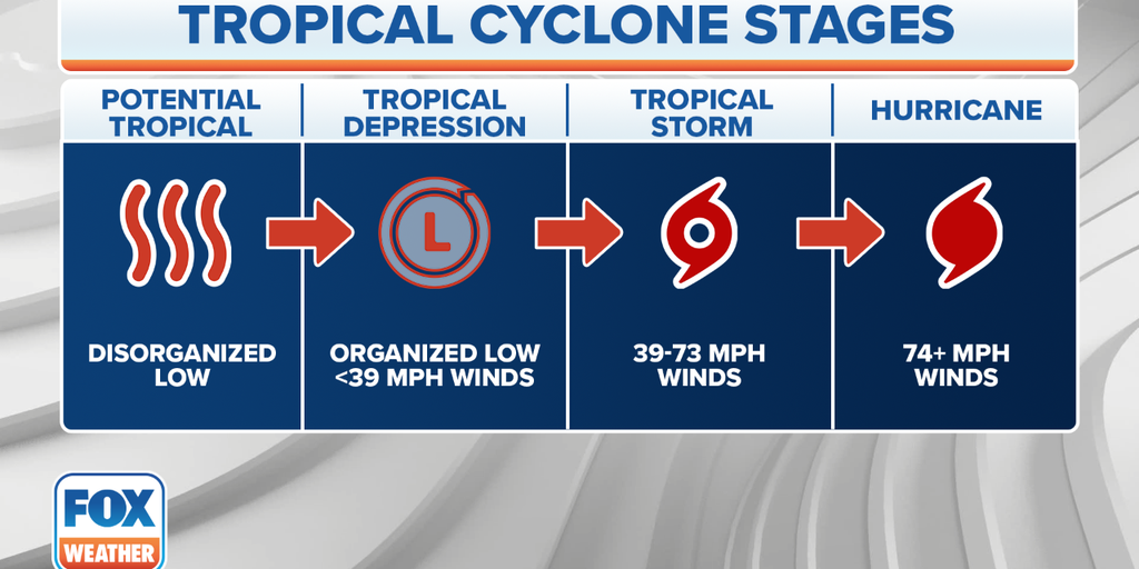 What is a potential tropical cyclone?