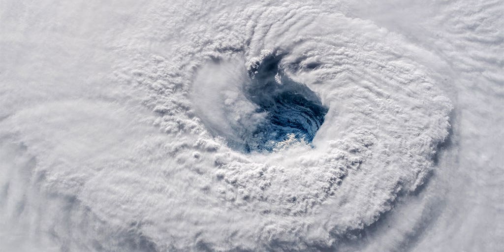 What is an 'eyewall replacement cycle' inside hurricanes, typhoons?