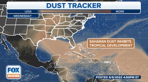 Significant burst of Saharan dust is on its way to the Gulf Coast