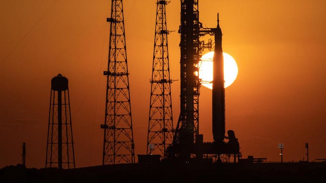 The SLS and Orion at Kennedy Space Center launchpad 39B in Florida on June 20, 2022. (Image: NASA)