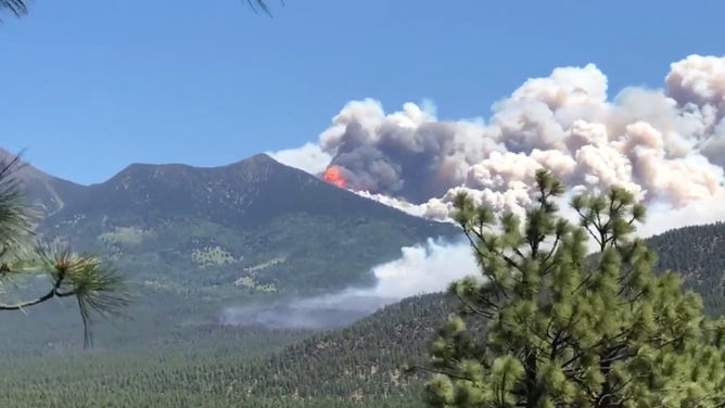 wildfire in Flagstaff,