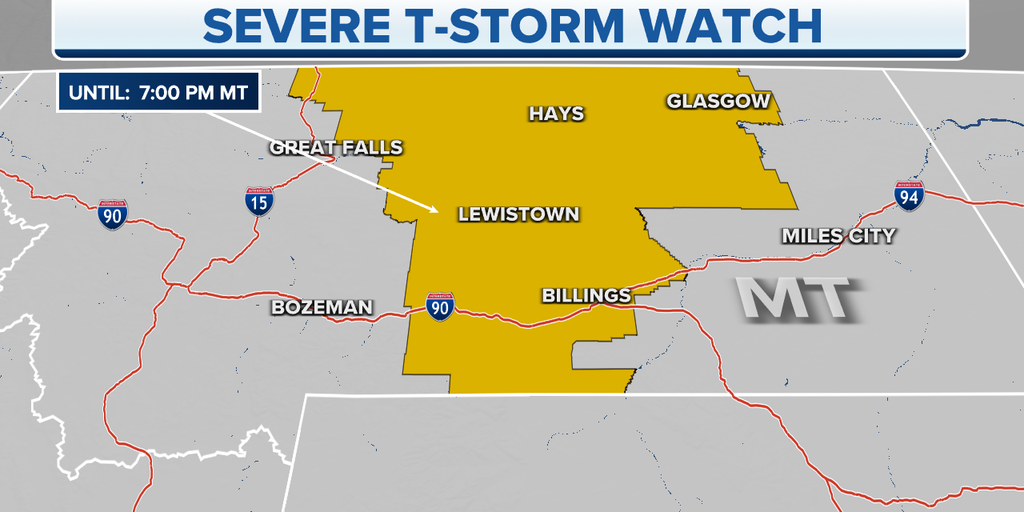 Severe storms across northern Rockies Friday will spread east into the ...