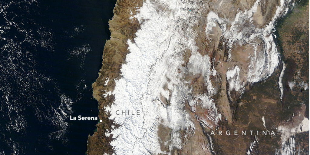 Winter storms blanket parts of South America in feet of snow