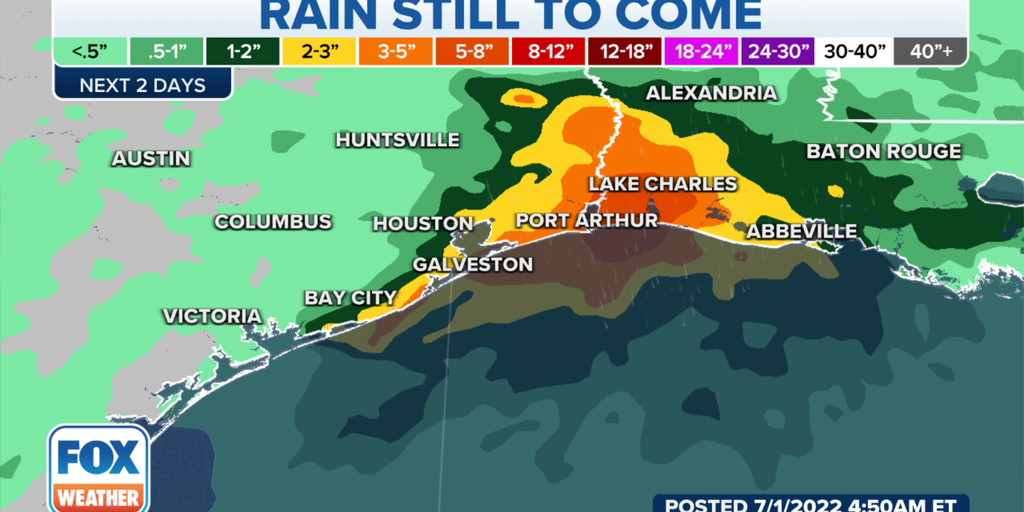 Flood Watch issued for Houston as tropical disturbance moves inland ...