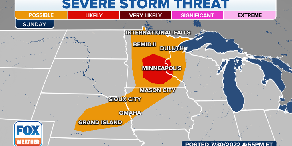 Severe thunderstorms bringing threat of damaging wind, hail to upper ...