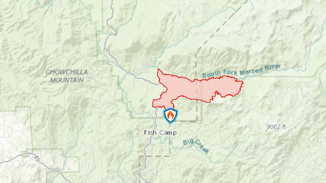 Washburn Fire Map