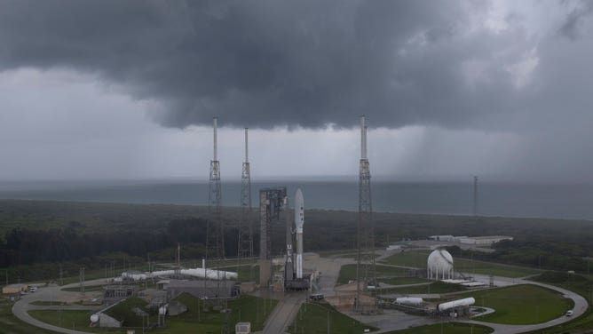 The ULA Atlas V rocket at Launch Complex 41 at Cape Canaveral Space Force Station. (Image: ULA)