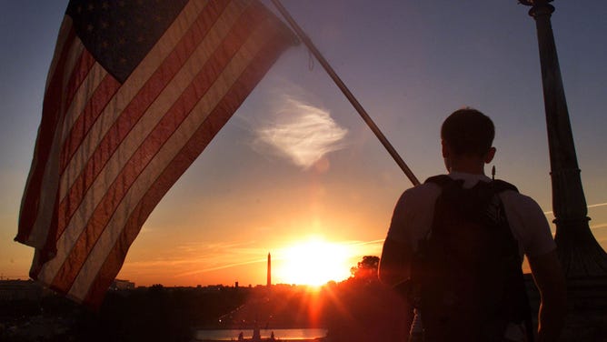 Sunset at the Washington Monument