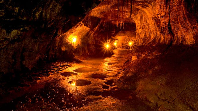 he Thurston Lava Tube, a 500-year old lava cave located within Hawaii Volcanoes National Park. 