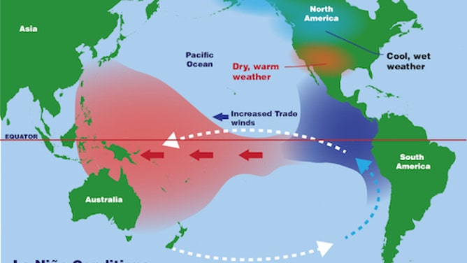 La Nina Map