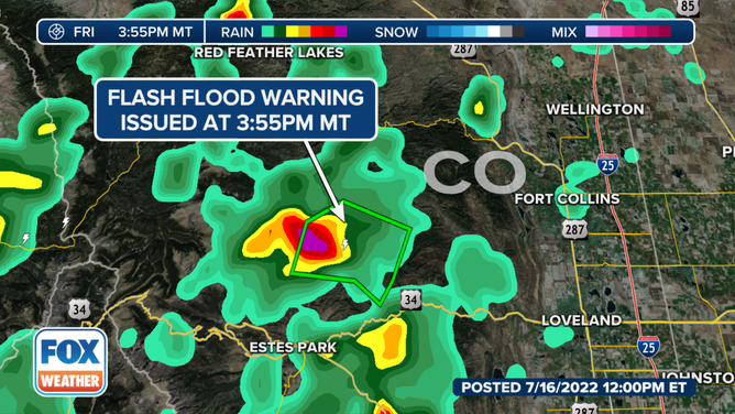 Flash Flood Warning Larimer County