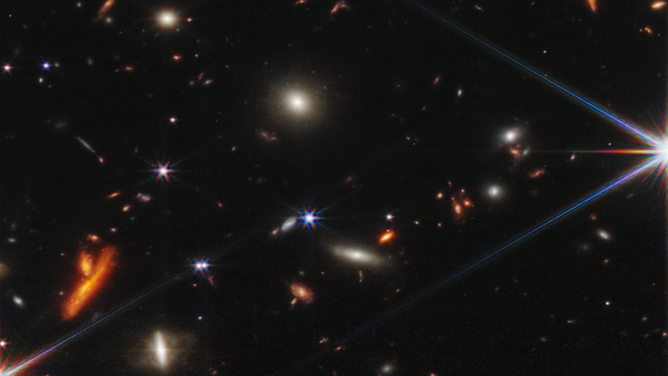 NASA's James Webb Space Telescope First Deep Field image in infrared shows thousands of galaxies.