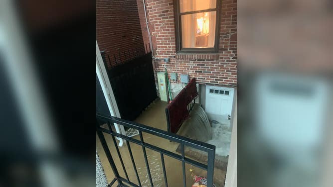 Flooding in St. Louis, Missouri on July 28, 2022, the second day this week heavy rainfall led to flooded streets and homes.