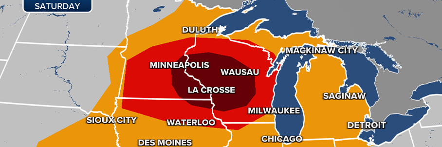 Midwest braces for large hail, possible tornadoes this weekend