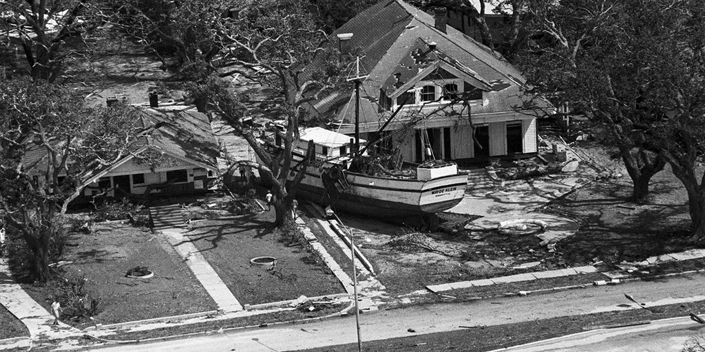 Hurricane Camille, one of the world's worst storms, pummeled the US 53 