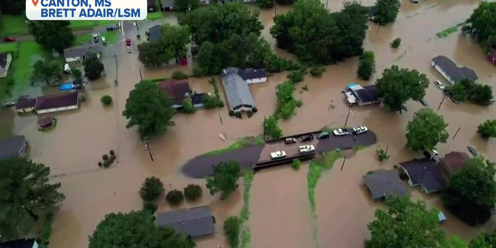 Dozens Rescued From Mississippi Nursing Home As Torrential Rain Causes   Mississippi Flooding Drone A 08242022 