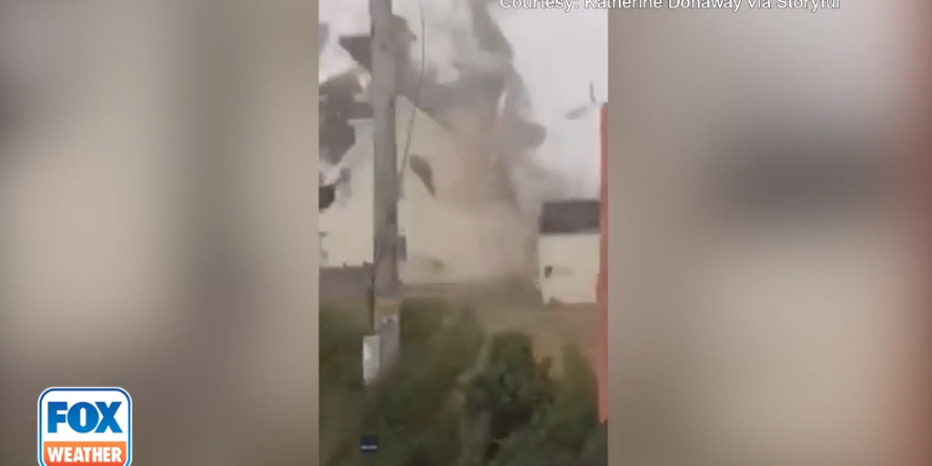 Waterspout slams into Maryland island as tornado, destroying homes