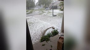'It just keeps coming:' Hailstorm turns Des Moines yards into fields of ice
