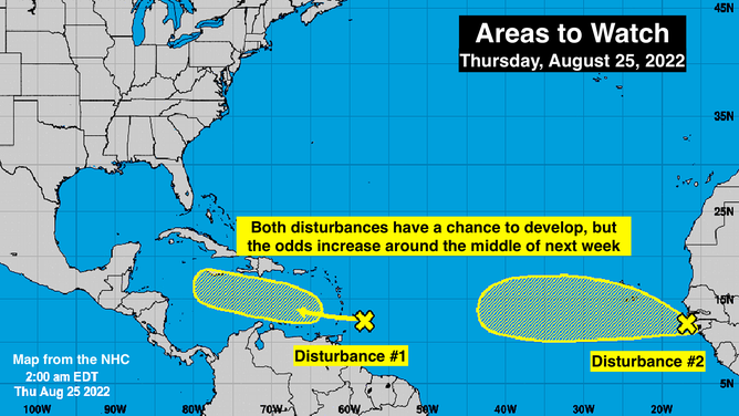 Tracking Tropics Aug. 25