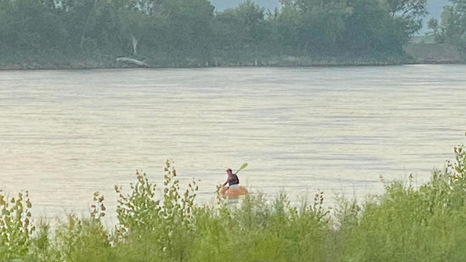 Nebraska man breaks world record by floating 38 miles down Missouri