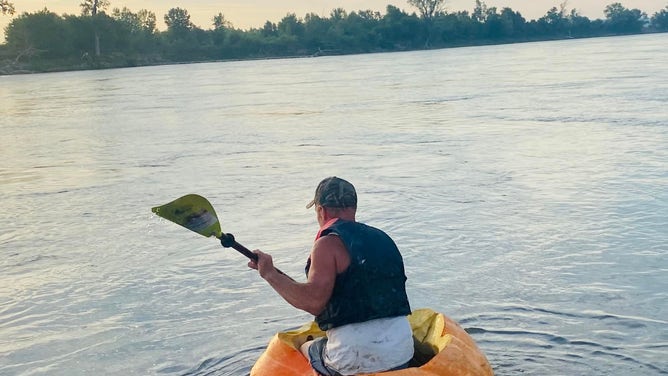 Nebraska man breaks world record by floating 38 miles down Missouri