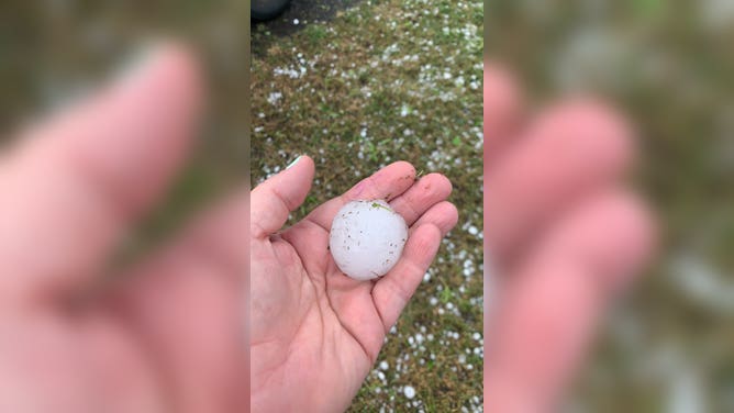Eastern Oregon hail