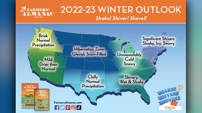 Farmers Almanac 2022-23 Winter Forecast