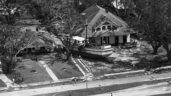 Hurricane Camille, one of the world's worst storms, pummeled the US 53 