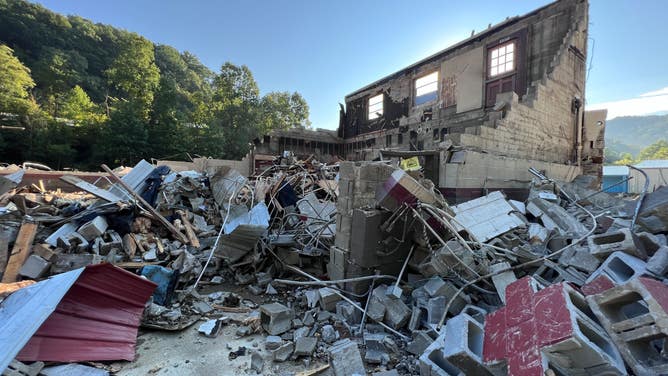 Flooding damage in Neon, Ky.