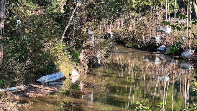 Flooding damage in Neon, Ky.