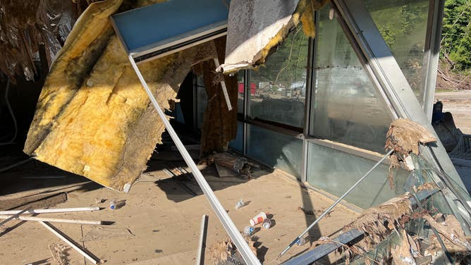 Flooding damage in Neon, Ky.