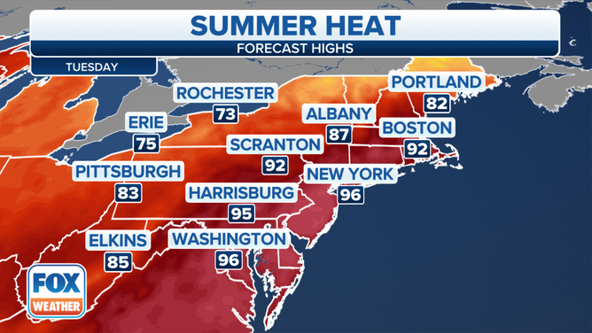 Northeast, New England continue to bake under August heat wave putting ...