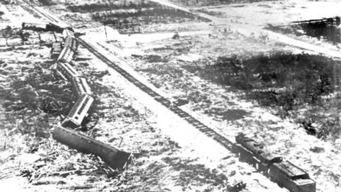 1935 Labor Day Hurricane damage