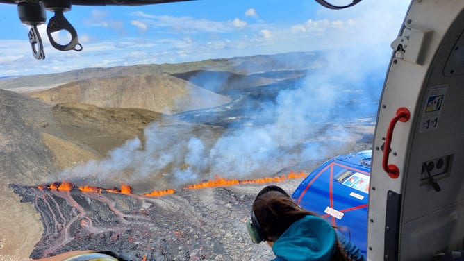 Fagradalsfjall volcano eruption