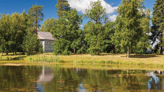 A farm pond in Ohio.