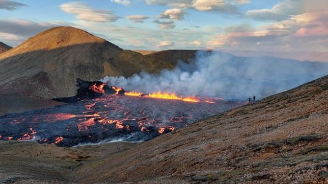 Fagradalsfjall volcano eruption