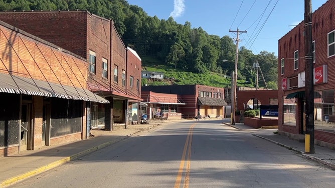 Flooding damage in Neon, Ky.