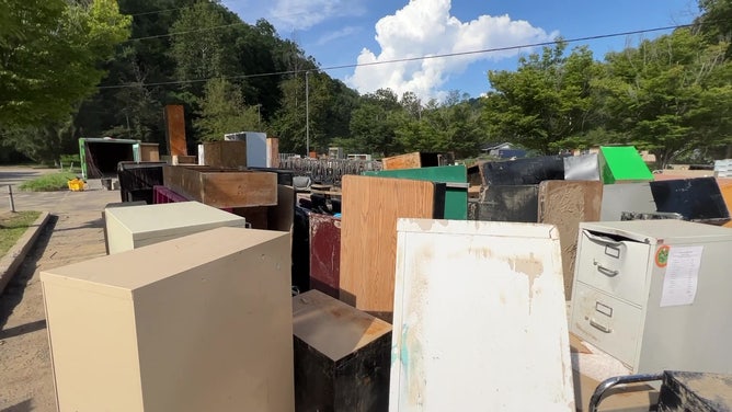 Flooding damage in Neon, Ky.