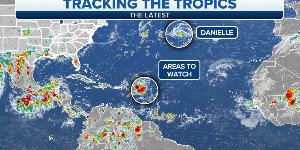 Tropical Storm Earl joins Hurricane Danielle in Atlantic Ocean