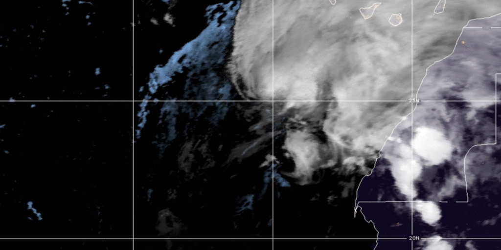 Tropical Depression Hermine Slowly Weakening In Eastern Atlantic | Fox ...