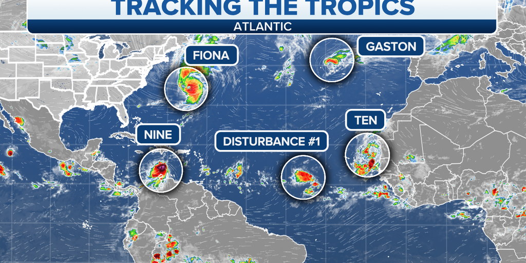 FOX Forecast Center Tracking 4 Systems Across The Atlantic | Fox Weather