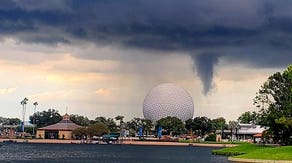 Video: Visitors seek shelter after funnel cloud spotted from Disney World