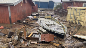 Former Typhoon Merbok blasts western Alaska with historic storm surge, 90 mph wind and 50-foot seas